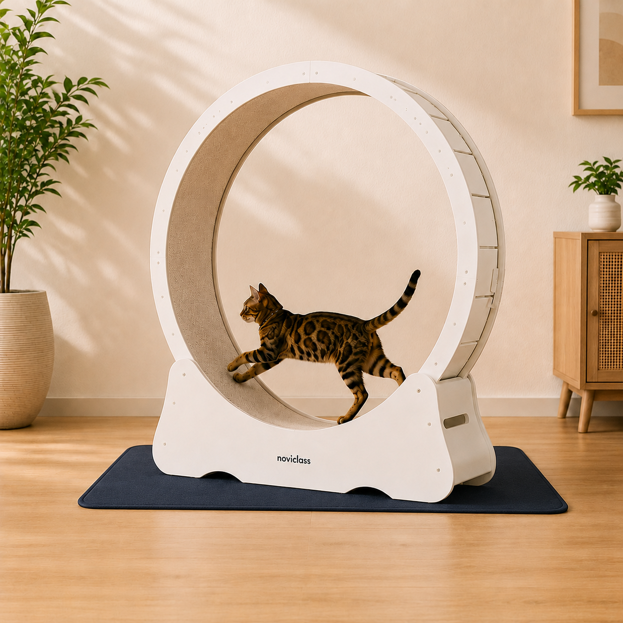 Anti-Vibrationsmatte für Katzenlaufrad Baghira XXL 120cm