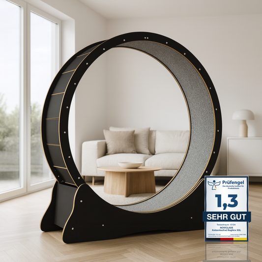 Katzenlaufrad 'Baghira' XXL Groß 120cm Innendurchmesser
