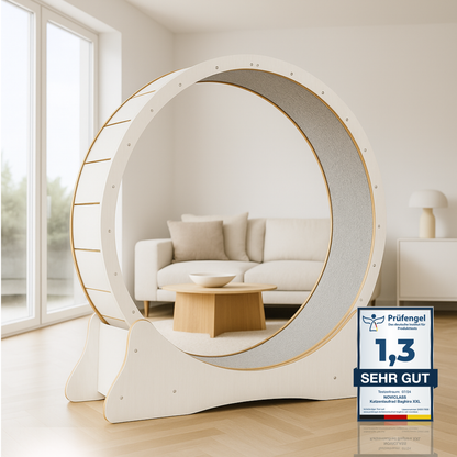 Katzenlaufrad 'Baghira' XXL Groß 120cm Innendurchmesser