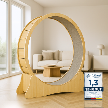 Katzenlaufrad 'Baghira' XXL Groß 120cm Innendurchmesser